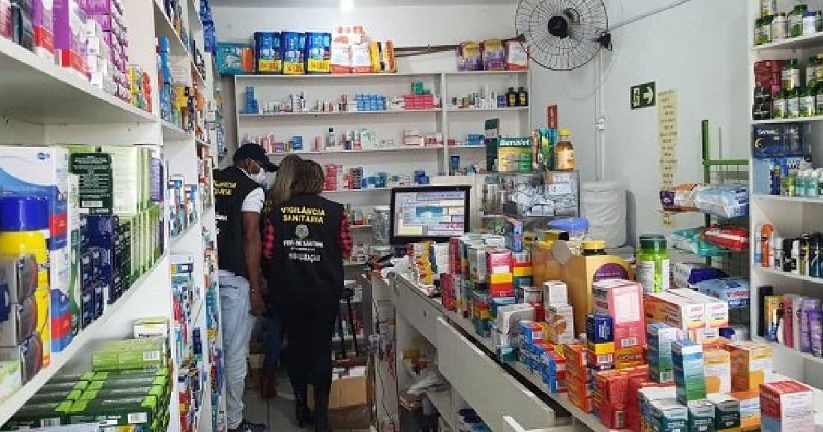 Feira: Vigilância interdita farmácia com remédios exclusivos da SMS