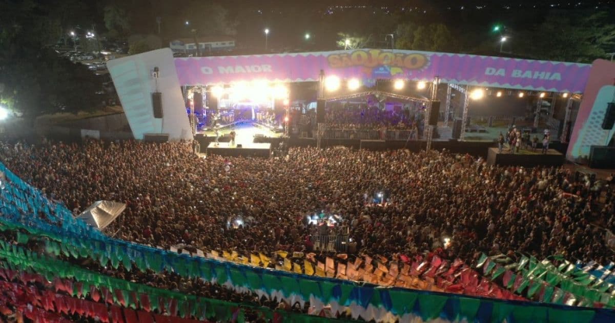 'Arraiá do Parque' em Barreiras reúne 230 mil pessoas nos cinco dias de festa 