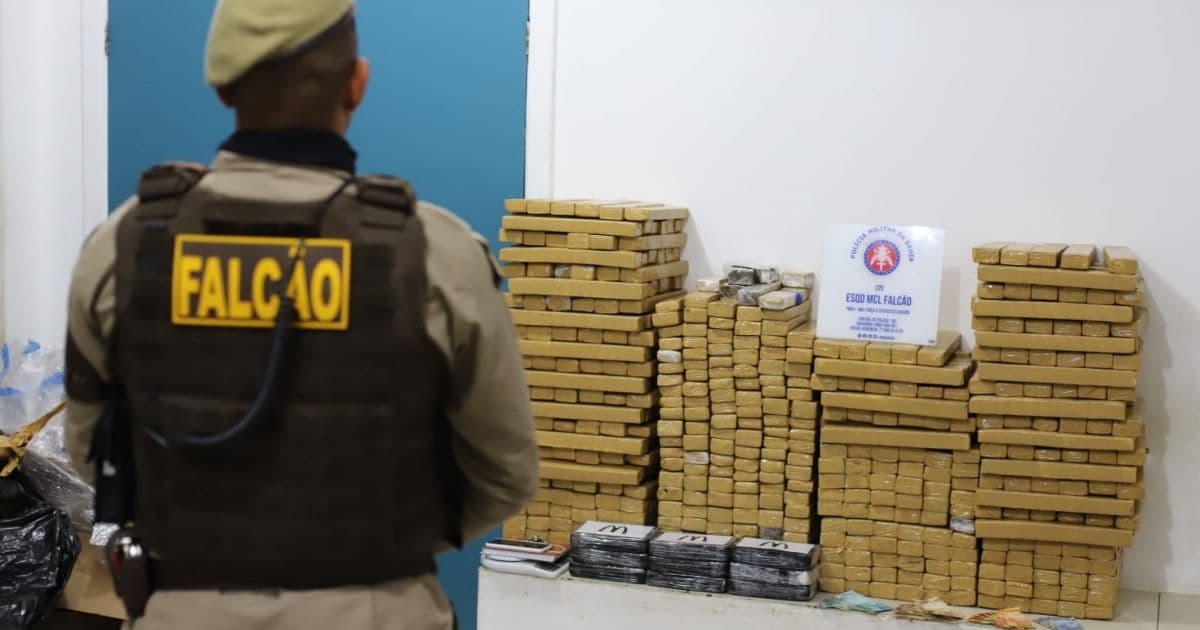Conquista: Polícia apreende 400 quilos de maconha em abordagem no bairro Brasil
