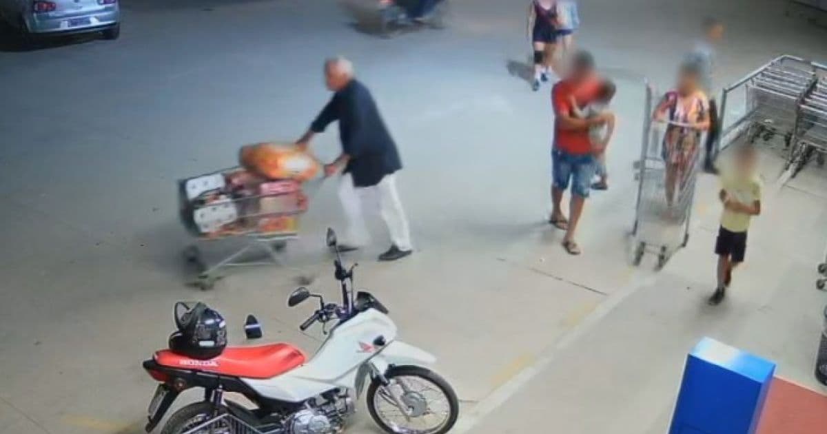 Eunápolis: Homem furta 120 kg de carne ao sair de supermercado; câmeras registram crime