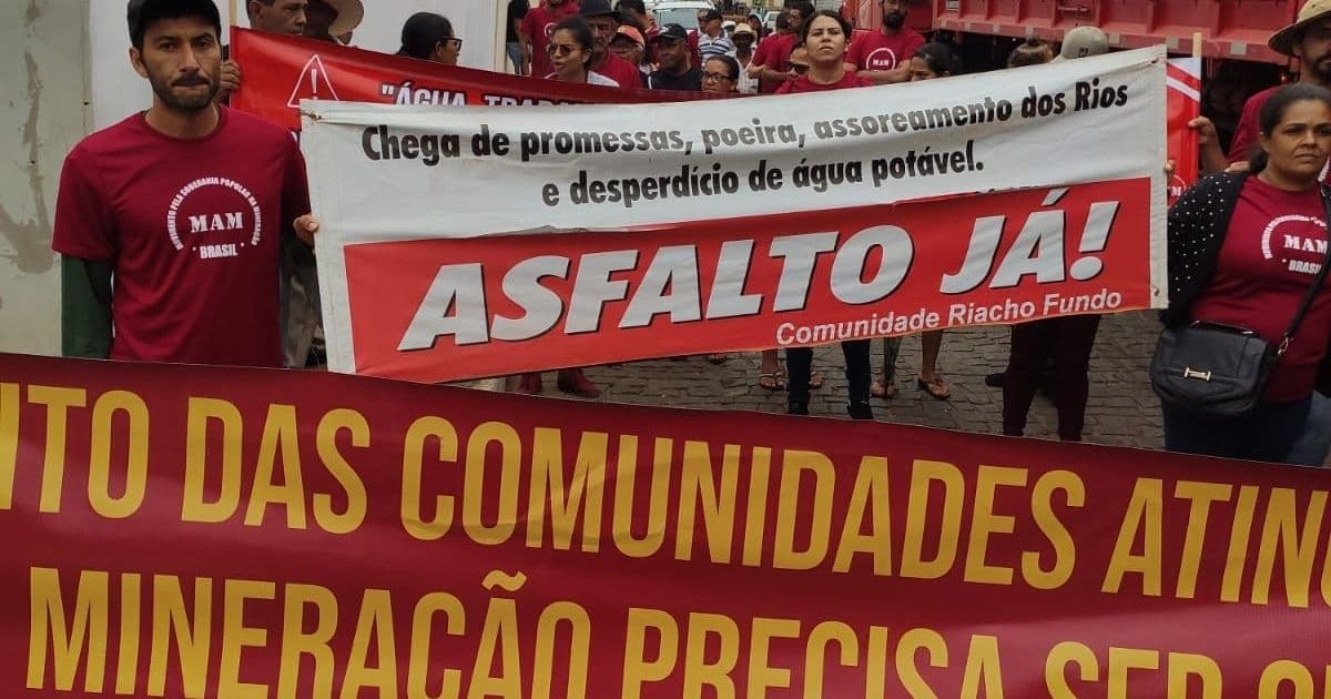 Licínio de Almeida: Moradores realizam manifestação para debater impactos da BAMIN