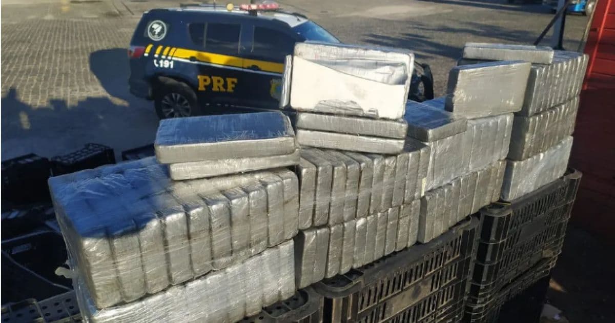 Brumado: Homem é preso com 110 kg de cocaína escondidos dentro de caminhão