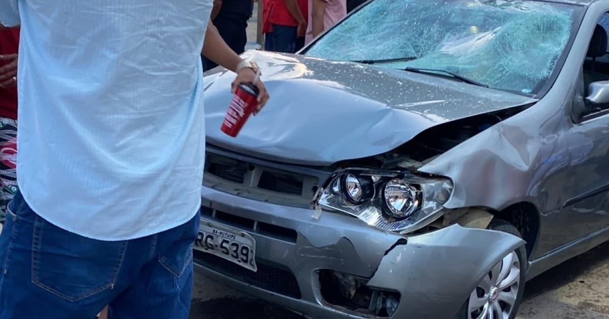 Jovens são atropelados após saírem de festa em Santa Inês e condutor é espancado