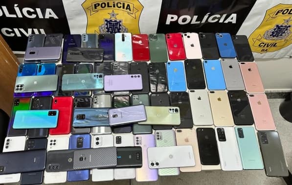 Comerciante é preso por receptação em Mairi com mais de 300 celulares sem nota fiscal
