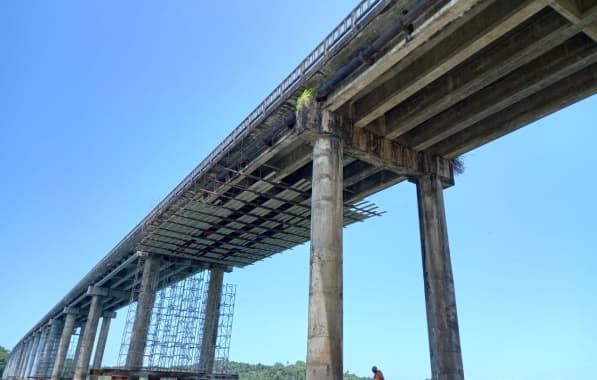 Ponte do Funil, em Itaparica, será parcialmente interditada a partir desta quarta