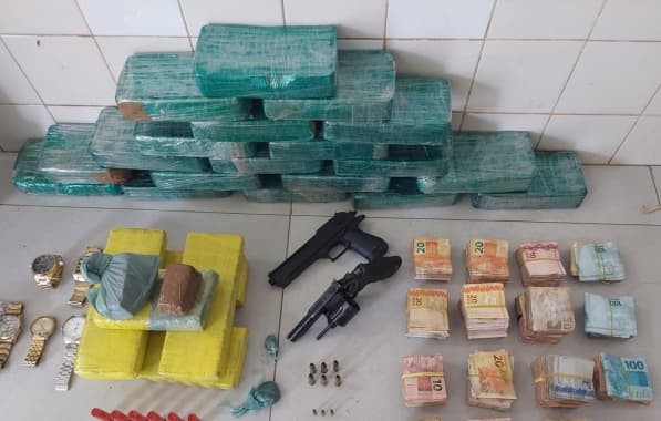 PM-BA prende homem com de 21 kg de drogas e mais de R$ 31 mil no Oeste baiano 