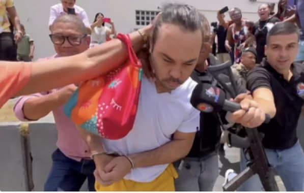 VÍDEO: Marido de Sara Mariano é agredido em saída de fórum em Dias D’Ávila 