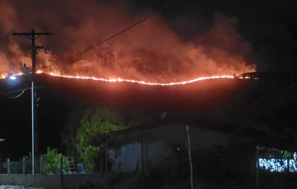 Incêndio atinge área de vegetação em Santo Antônio de Jesus