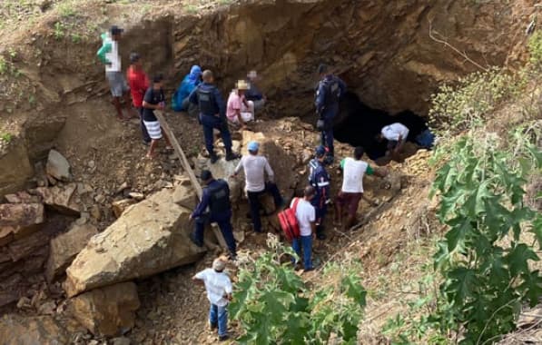 Homem morre após desmoronamento em buraco de garimpo na região sisaleira