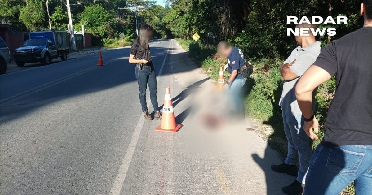 VÍDEO: Homem morre atropelado em rodovia no extremo sul baiano