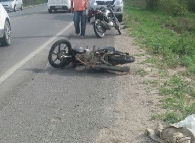 Serrinha: PM morre em acidente com moto na BR-116