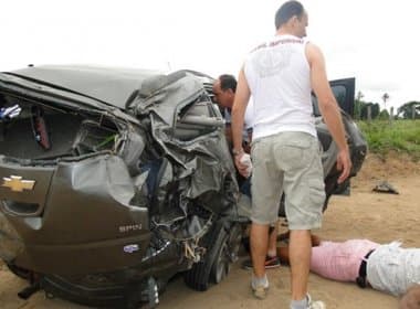 Ibirapuã: acidente na BR-101 deixa um morto e quatro feridos
