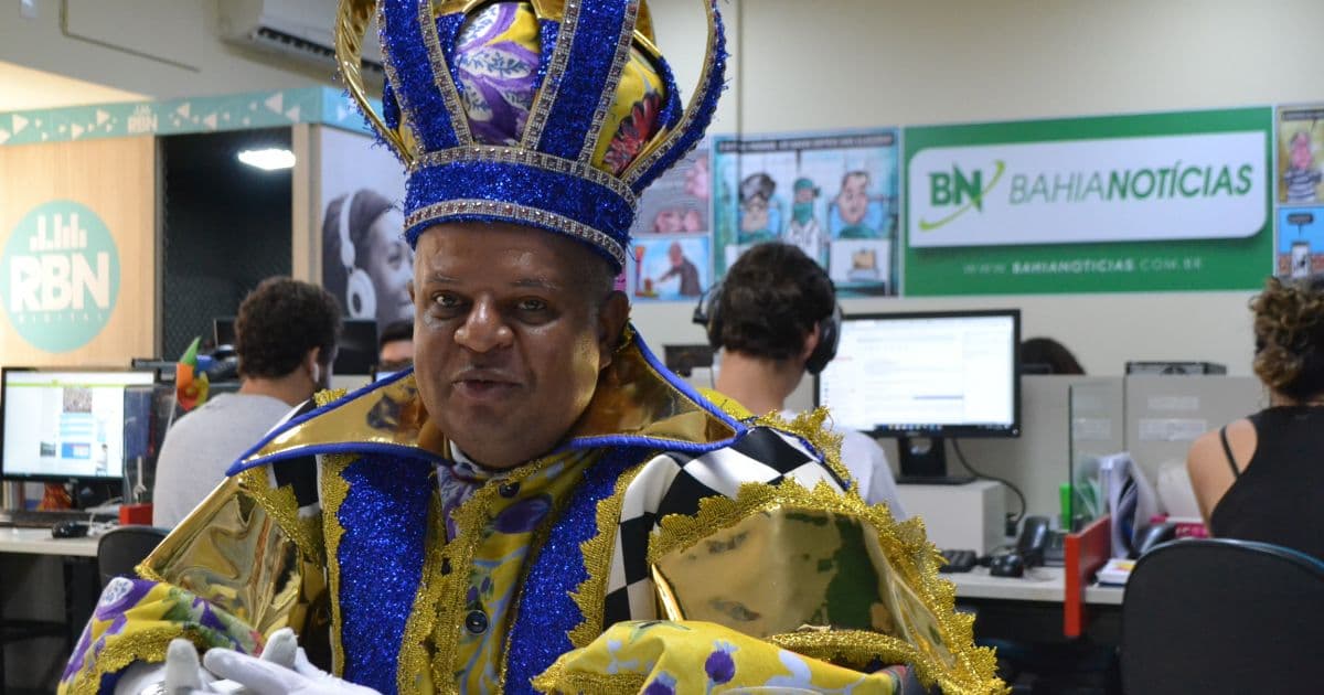Rei Momo acredita que além da folia, Carnaval é momento de 'enfrentamento às violações' - 04/03/2019