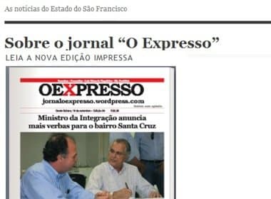 Jornal do oeste tem como slogan “As notícias do Estado do São Francisco”