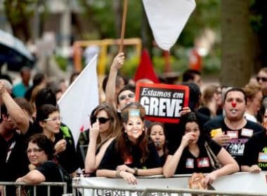 RS: Sindicato comandado pelo PT protesta em visita de Dilma