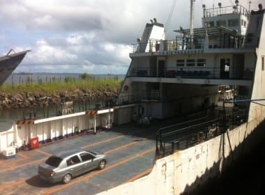 Travessia Salvador-Itaparica funciona com dois ferries nesta sexta-feira