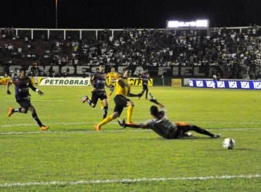 Bahia de Feira perde para o Corinthians por 2x0 e dá adeus à Copa do Brasil