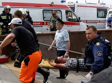 Vinte morrem em acidente no metrô de Moscou