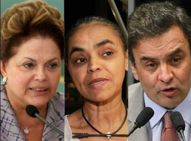 Dilma e Marina têm resultado positivo no Twitter; Aécio deve queda em citações