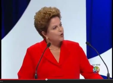 Ao sair de debate, Dilma diz Aécio que ele &#039;não vai sentar&#039; em sua cadeira