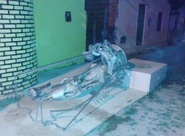 Homem é preso acusado de destruir imagens de terreiro de candomblé em Ipiaú