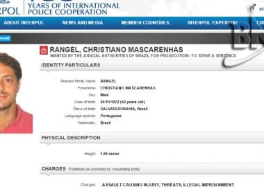 Acusado de agredir ex, Christiano Rangel é preso pela Interpol nos EUA