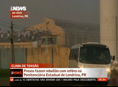 Rebelião no Paraná: Dois presos se jogam do telhado de penitenciária
