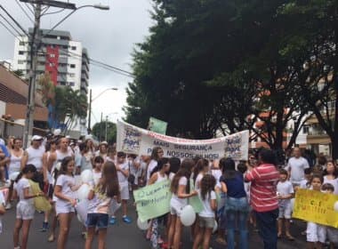 Pais de alunos da Pituba, Caminho das Árvores e Itaigara fazem ato por mais segurança