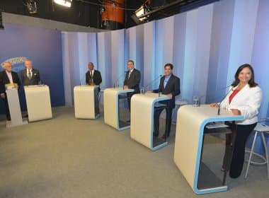  Debate TV Bahia: 3º bloco tem ‘dobradinhas’ de Alice e Isidório e Cláudio e Neto