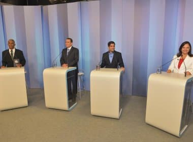 Debate TV Bahia: Em considerações finais, candidatos agradecem a Deus e a eleitores
