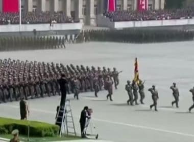 Coreia do Norte apresenta possível novo míssil de alcance intercontinental