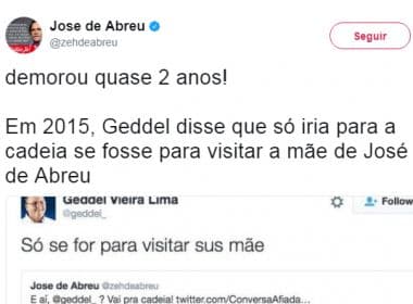 Após prisão de Geddel, Zé de Abreu lembra diálogo 