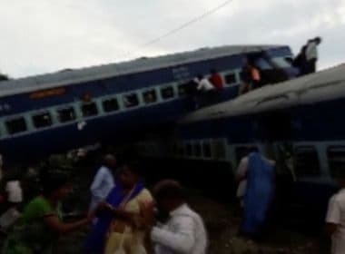 Descarrilamento de trem deixa 23 mortos e 40 feridos na Índia