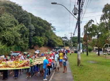 'Pré-grito dos excluídos': Moradores de Pau da Lima protestam contra corrupção no governo