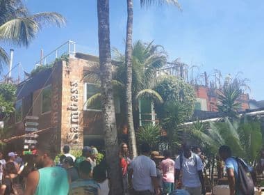 Incêndio atinge restaurante e pousada em Morro de São Paulo; veja vídeo