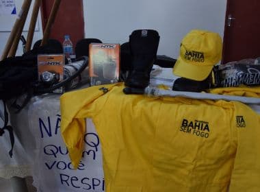 Bahia sem Fogo: Sema entrega 655 EPIs a brigadistas em Mucugê
