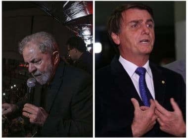 Datafolha: Lula tem 34% e Bolsonaro 17% das intenções de voto para presidente