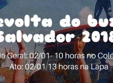 Evento no Facebook marca 'Revolta do Buzu' contra novo aumento na passagem de ônibus
