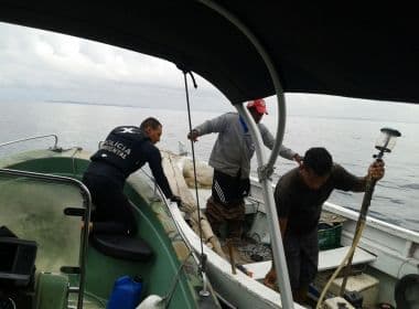 Três pescadores são resgatados de barco à deriva na Baía de Todos os Santos