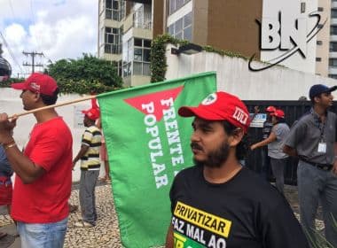 Ato na Rede Bahia integra Dia de Mobilizações: 'Denunciando o papel que a Globo tem tido'