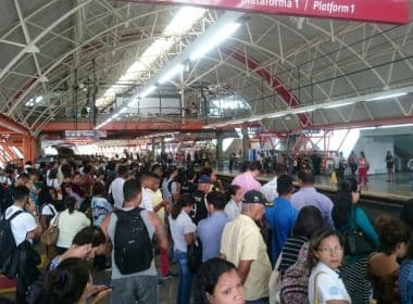 Operação pega de surpresa usuários do metrô em Salvador