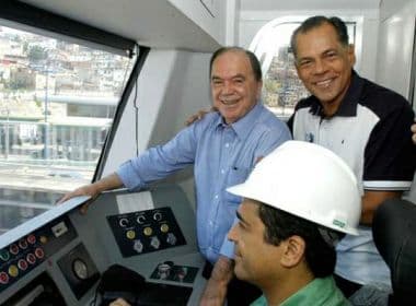 Ex-prefeito de Salvador João Henrique lembra viagem de teste no metrô