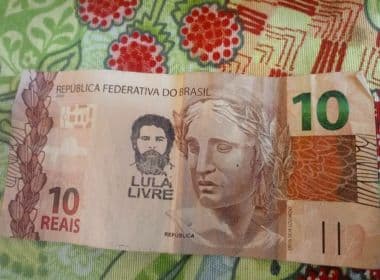 BC diz que não proibiu bancos de aceitar notas com carimbo 'Lula Livre'