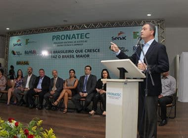 Governador da Bahia revoga execução do Pronatec