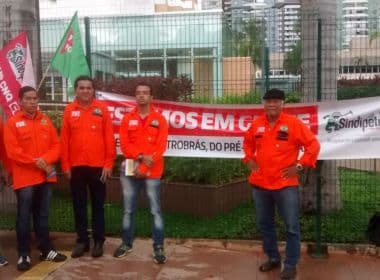 Petroleiros da Bahia aderem a greve de 72 horas e fazem atos em seis cidades; confira 