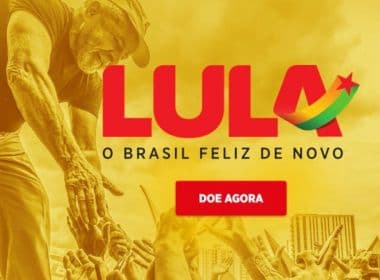 Vaquinha virtual para campanha de Lula arrecadou R$ 72 mil em um dia 
