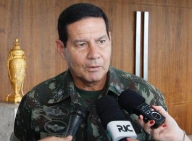 General Hamilton Mourão será vice de Jair Bolsonaro 