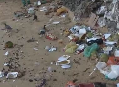 Cerca de 6,5 mil toneladas de lixo são retiradas de praias de Salvador em seis meses