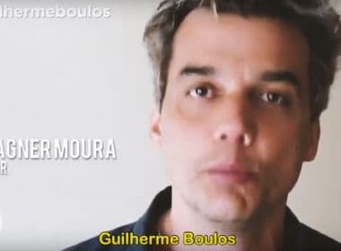 Wagner Moura pede voto para Boulos em propaganda eleitoral do PSOL
