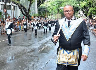 Maçonaria se apresenta do desfile de 7 de Setembro em Salvador